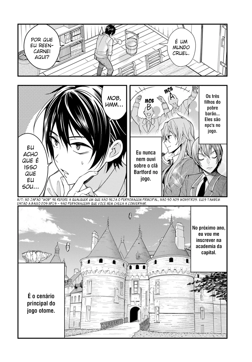 Trapped in a Dating Sim: The World of Otome Games Is Tough for Mobs — Cap. 1, pág. 44