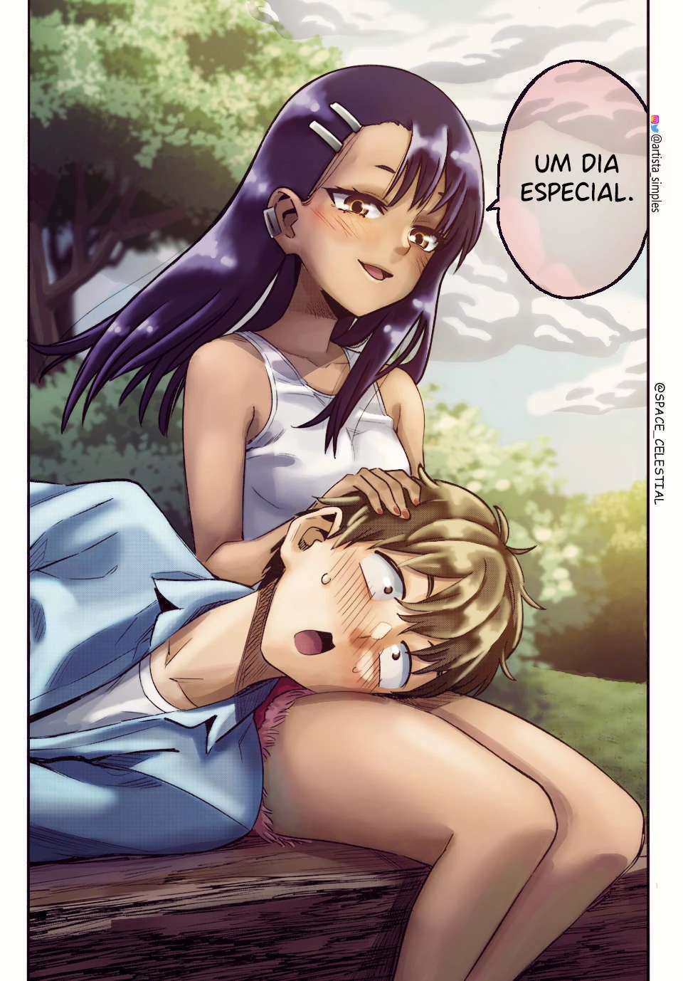 Ijiranaide, Nagatoro-san: Comic Anthology — Cap. 128, pág. 22