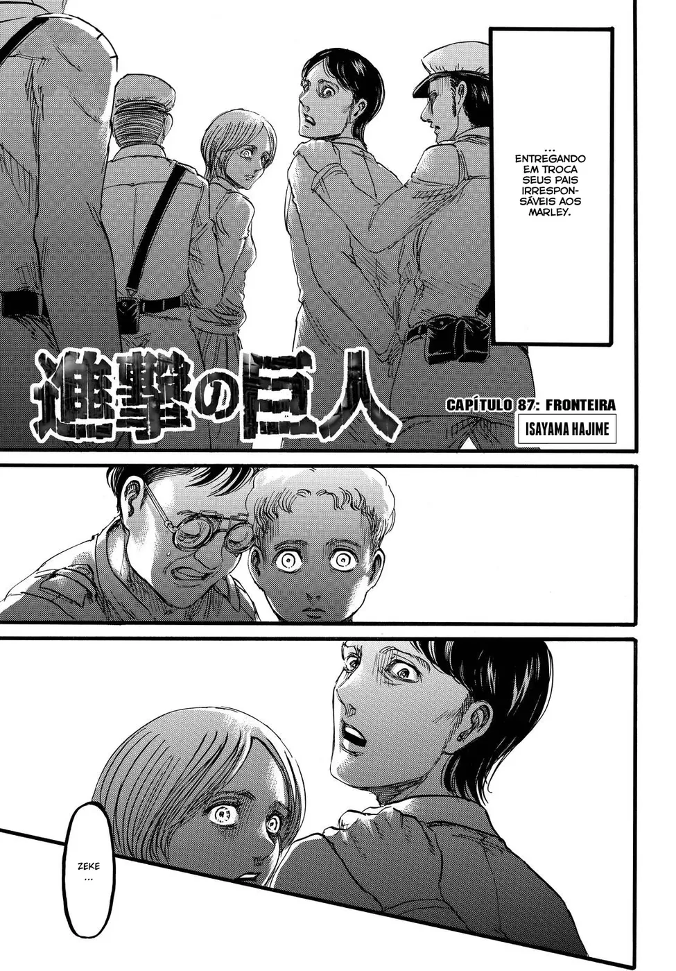 Attack on Titan — Cap. 87, pág. 4