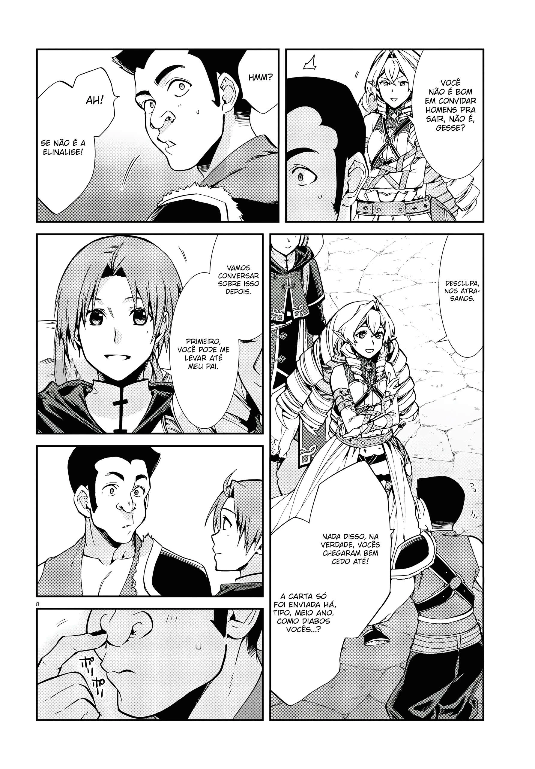 Mushoku Tensei: Isekai Ittara Honki Dasu — Cap. 111, pág. 8