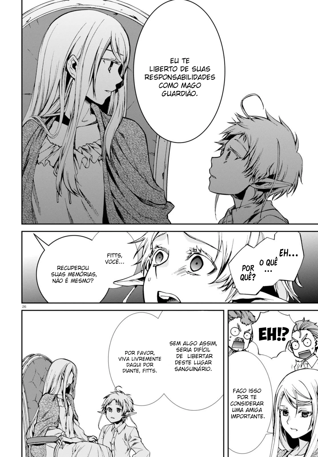Mushoku Tensei: Isekai Ittara Honki Dasu — Cap. 51, pág. 28