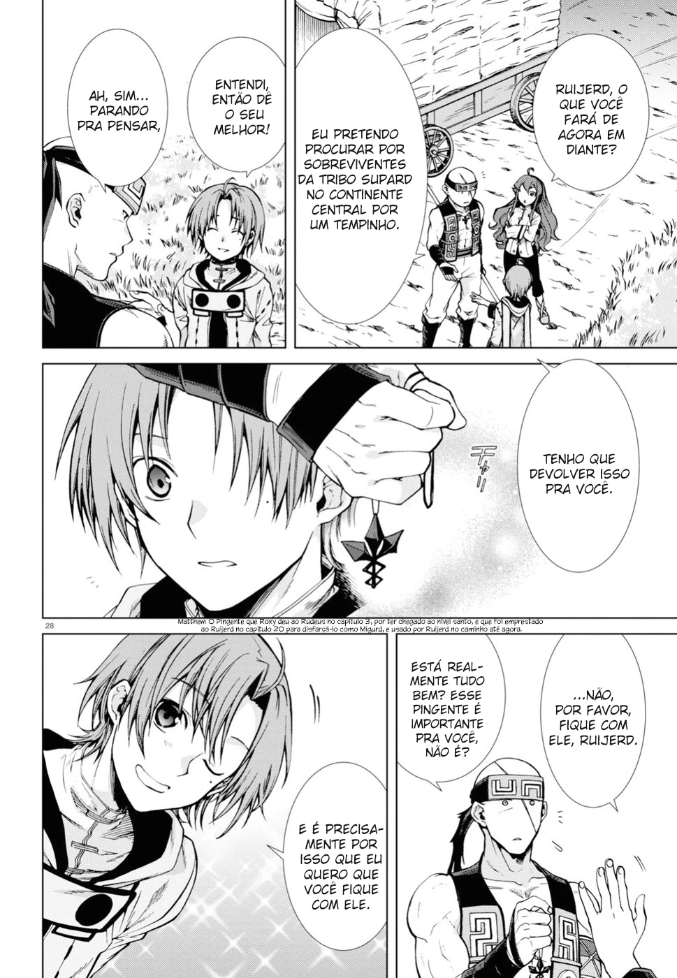 Mushoku Tensei: Isekai Ittara Honki Dasu — Cap. 60, pág. 28