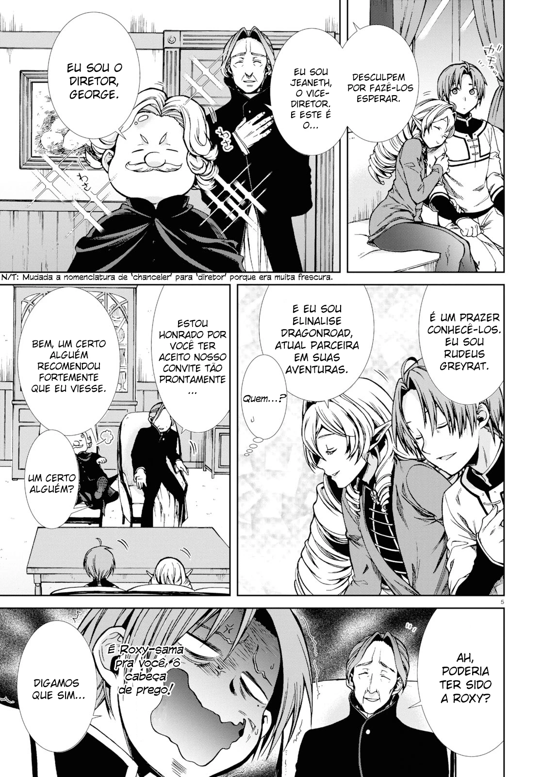 Mushoku Tensei: Isekai Ittara Honki Dasu — Cap. 65, pág. 5