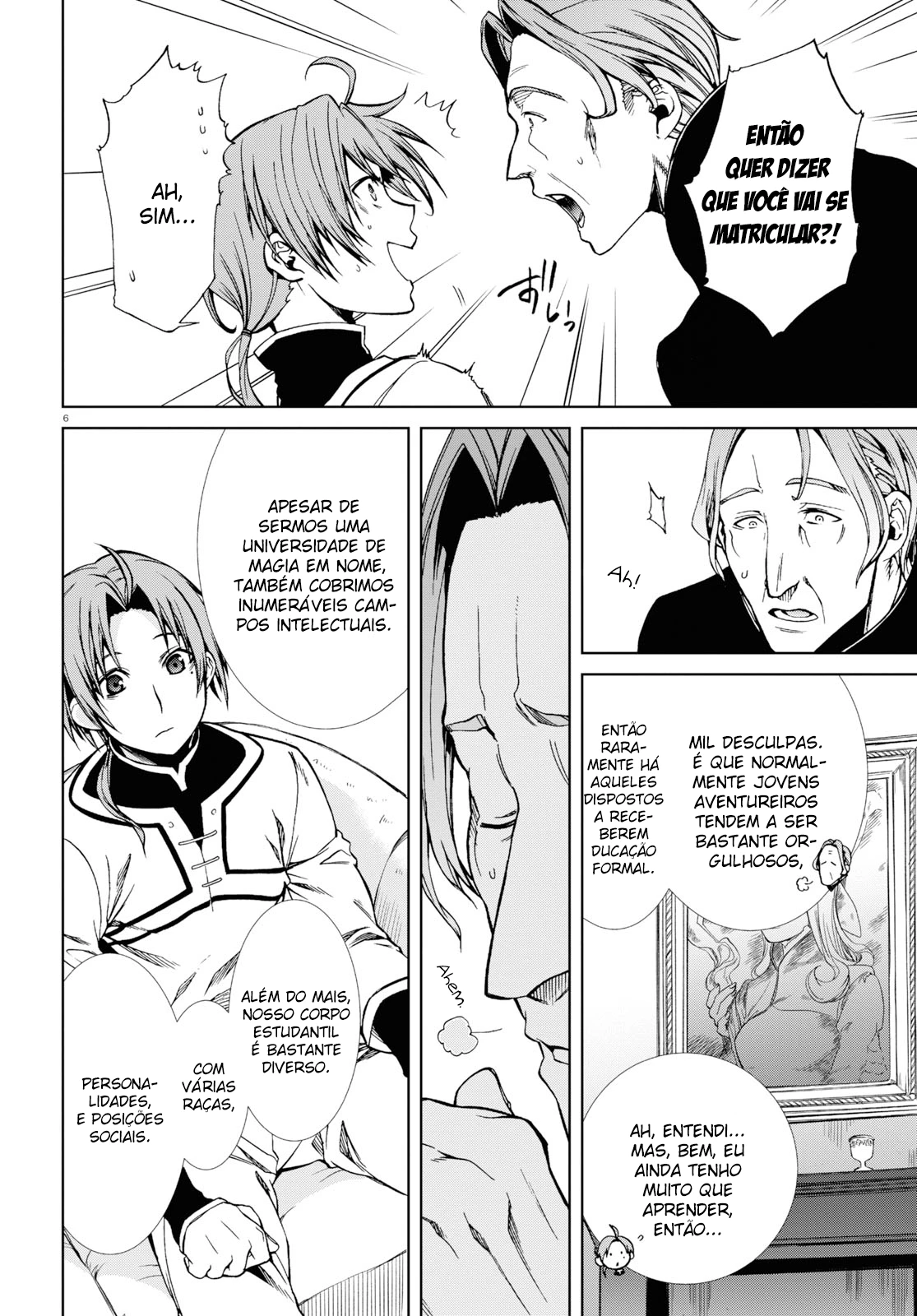 Mushoku Tensei: Isekai Ittara Honki Dasu — Cap. 65, pág. 6