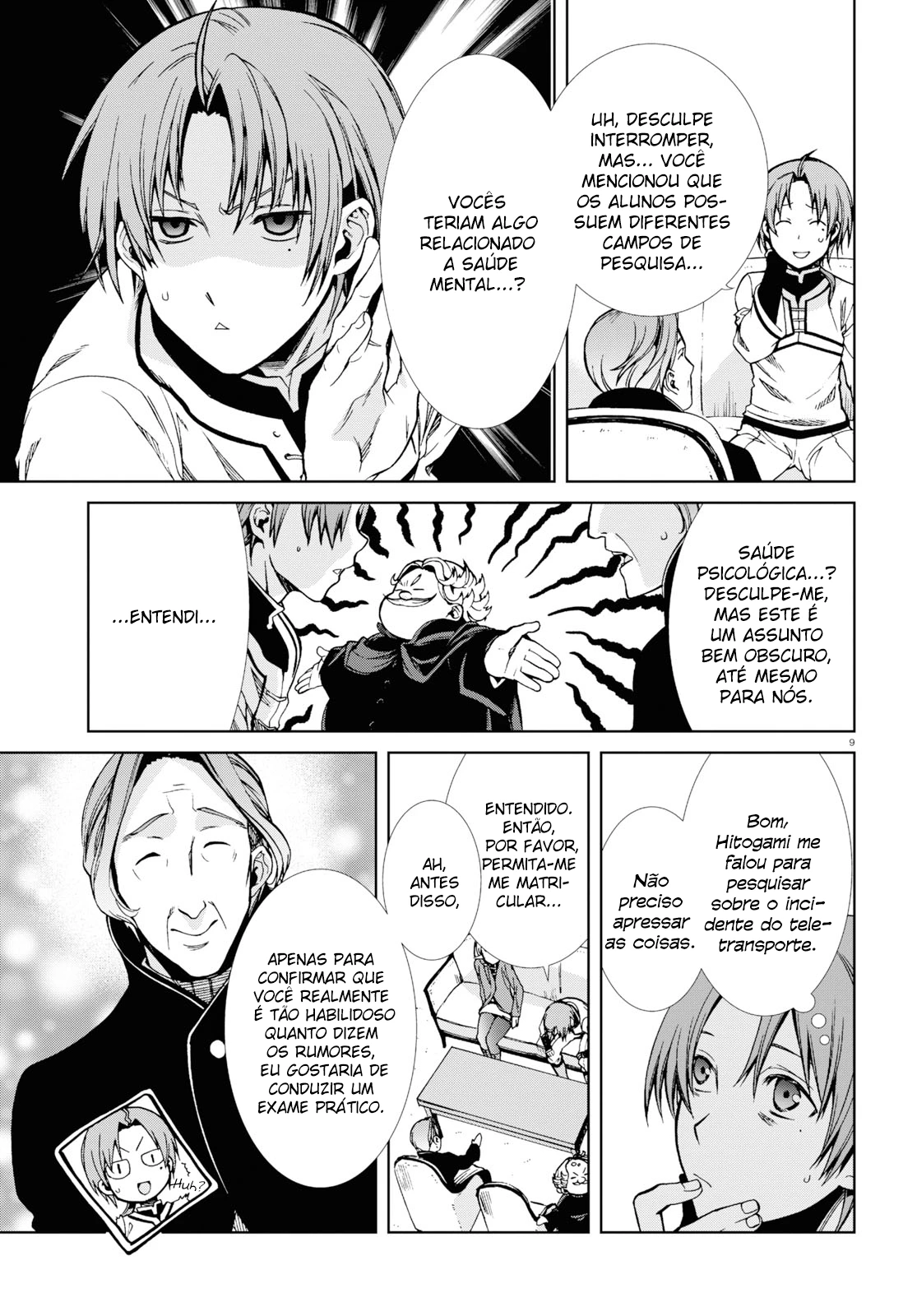 Mushoku Tensei: Isekai Ittara Honki Dasu — Cap. 65, pág. 9
