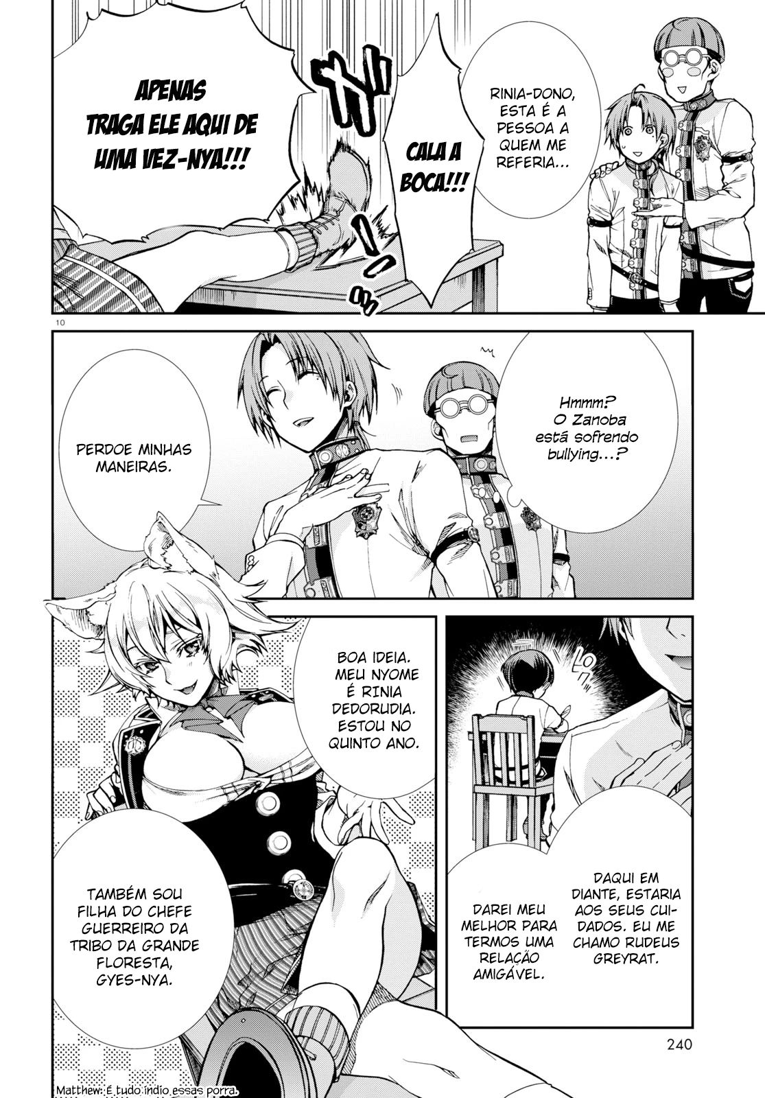 Mushoku Tensei: Isekai Ittara Honki Dasu — Cap. 66, pág. 10