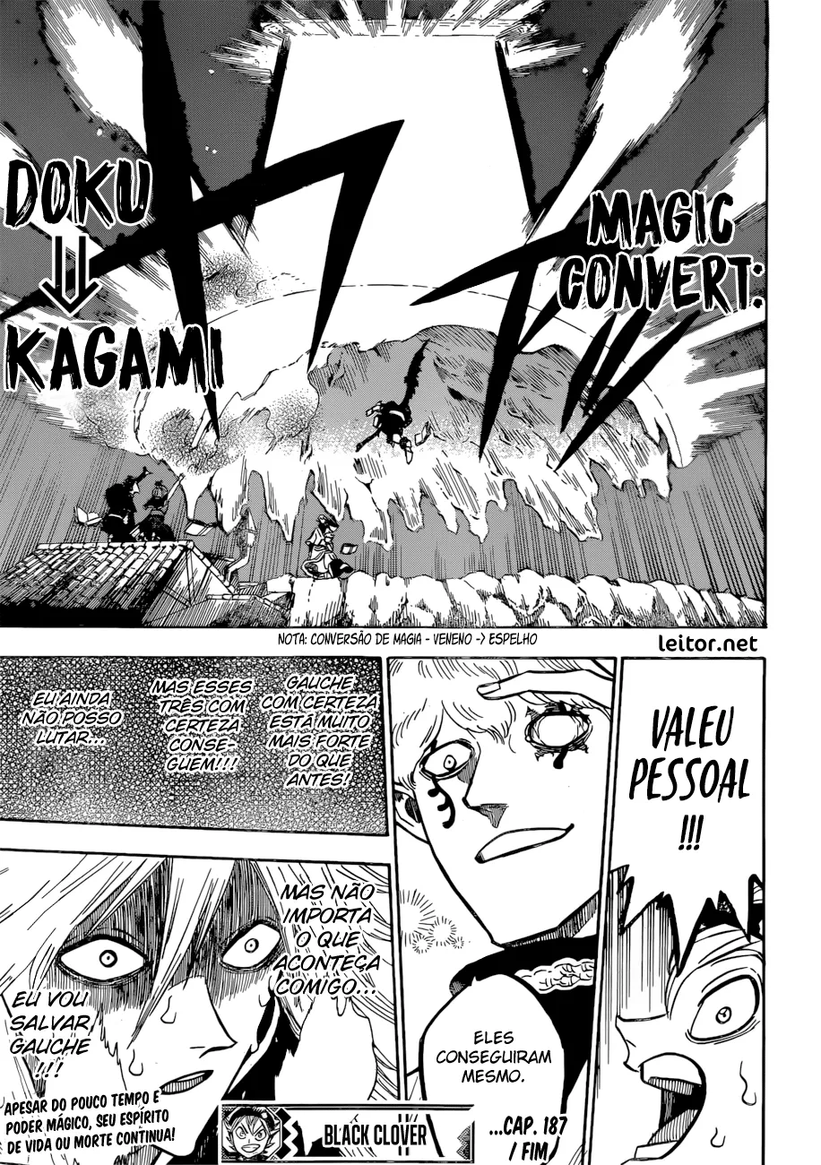 Black Clover — Cap. 187, pág. 14