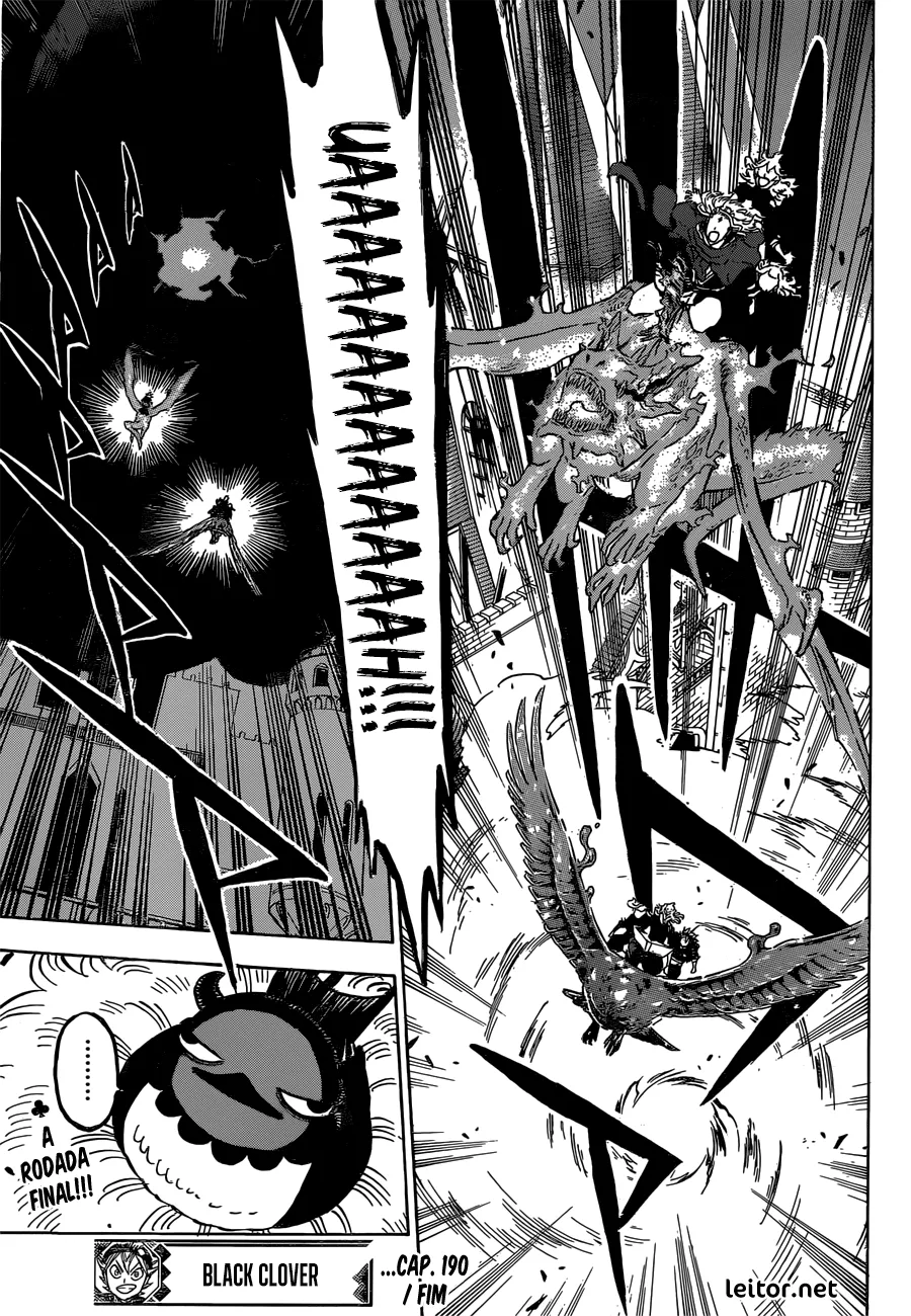 Black Clover — Cap. 190, pág. 17