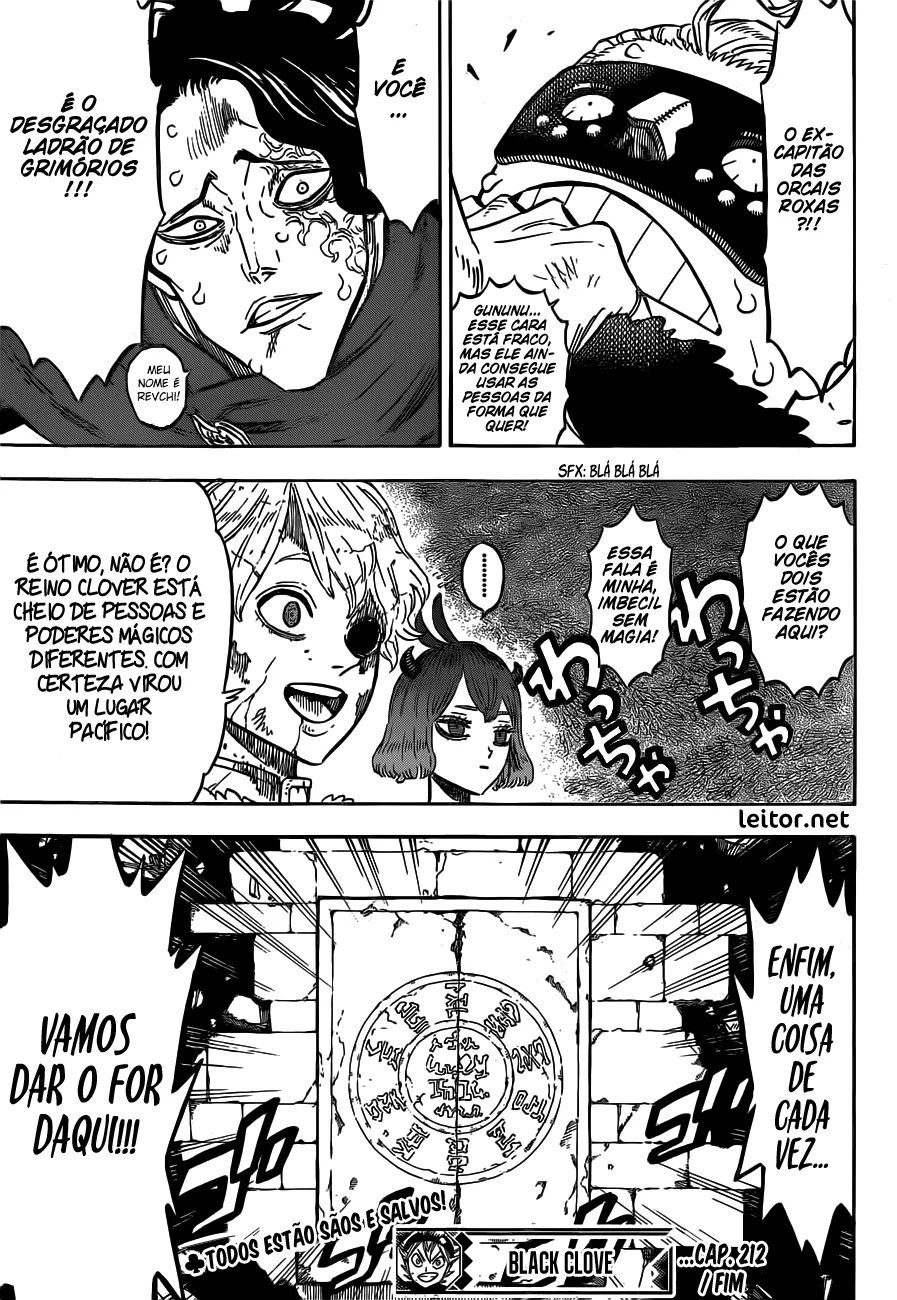 Black Clover — Cap. 212, pág. 16