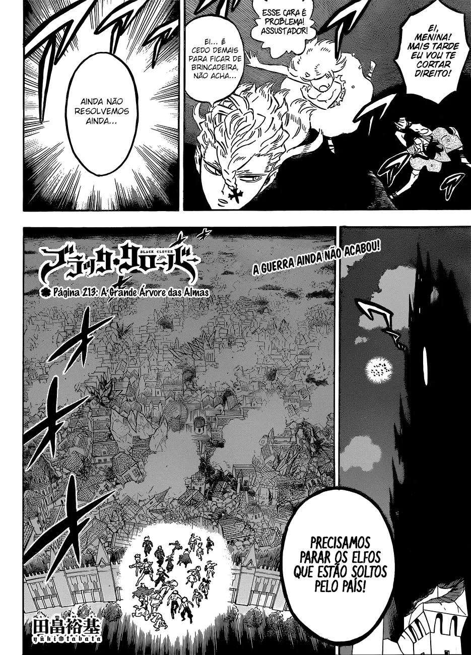 Black Clover — Cap. 213, pág. 3