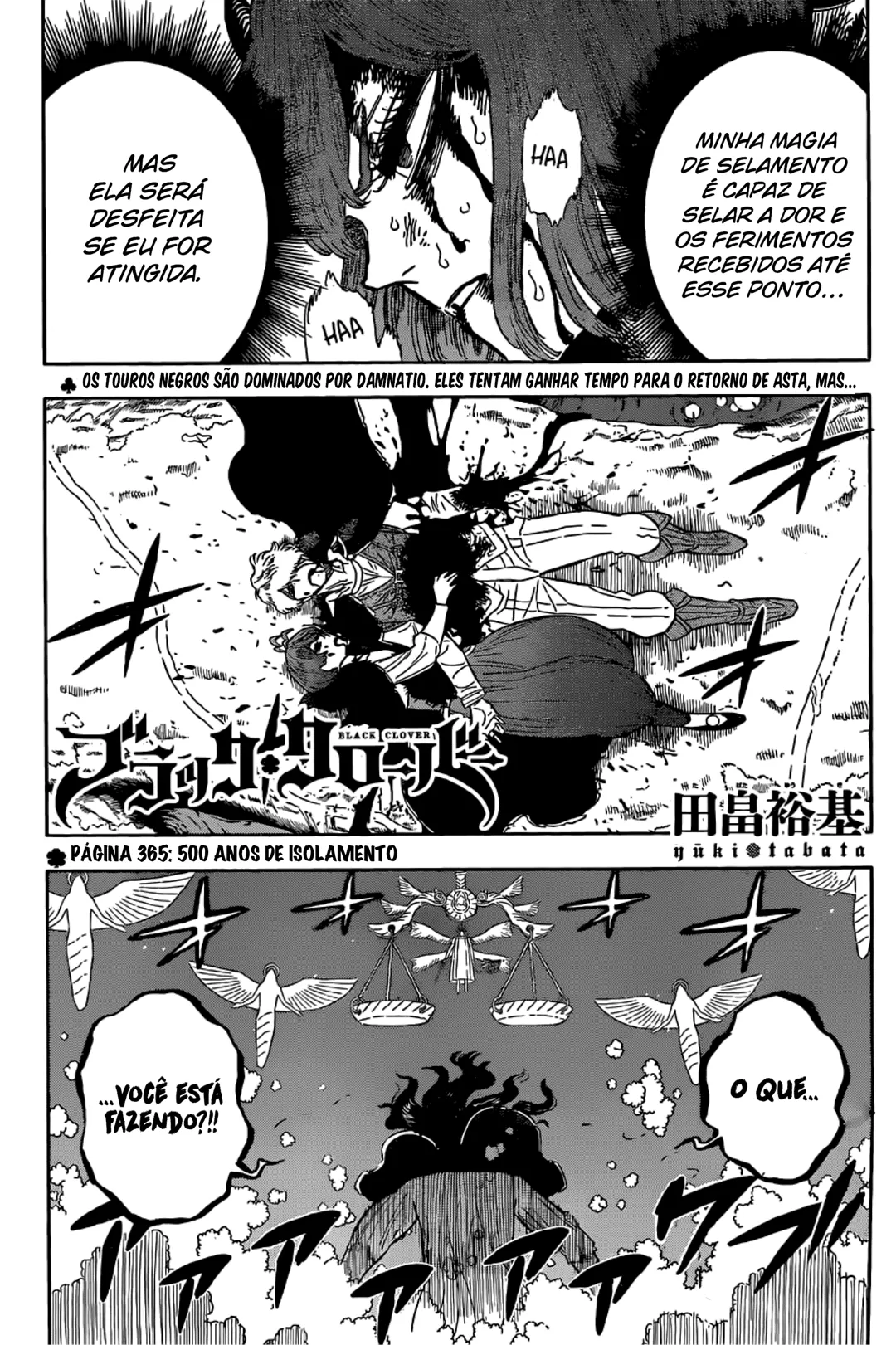Black Clover — Cap. 365, pág. 3
