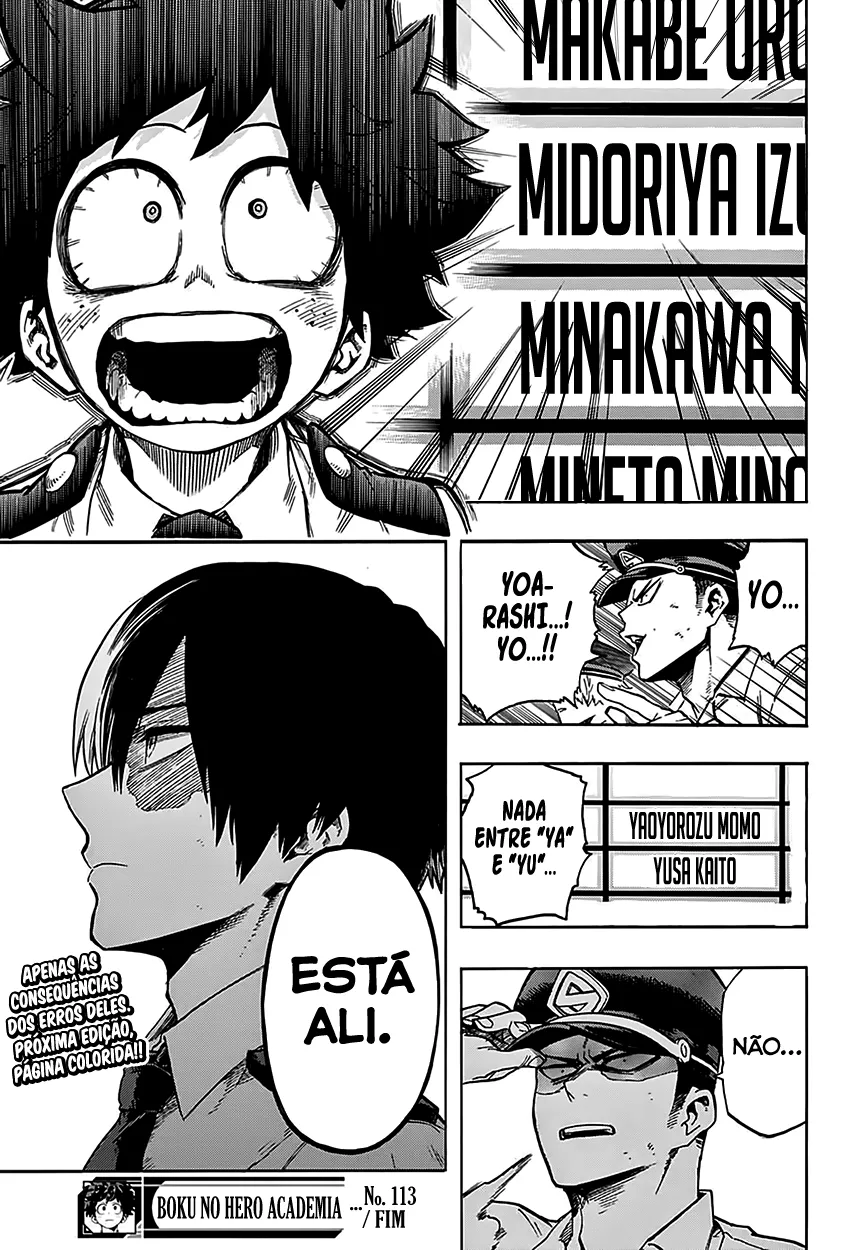 Boku no Hero Academia — Cap. 113, pág. 18