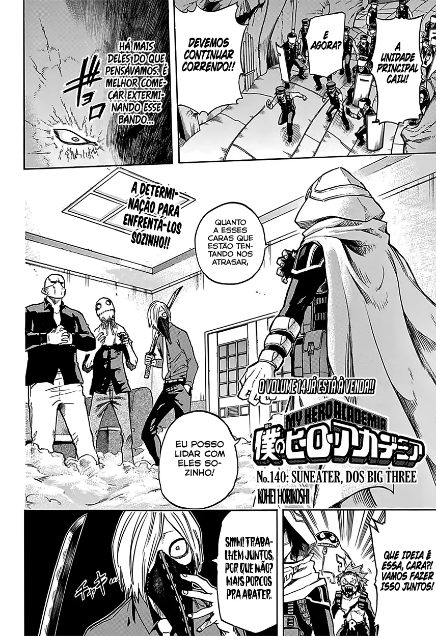Boku no Hero Academia — Cap. 140, pág. 3