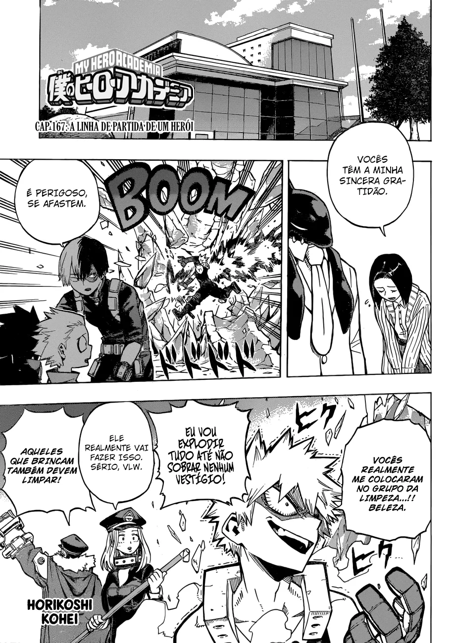 Boku no Hero Academia — Cap. 167, pág. 3