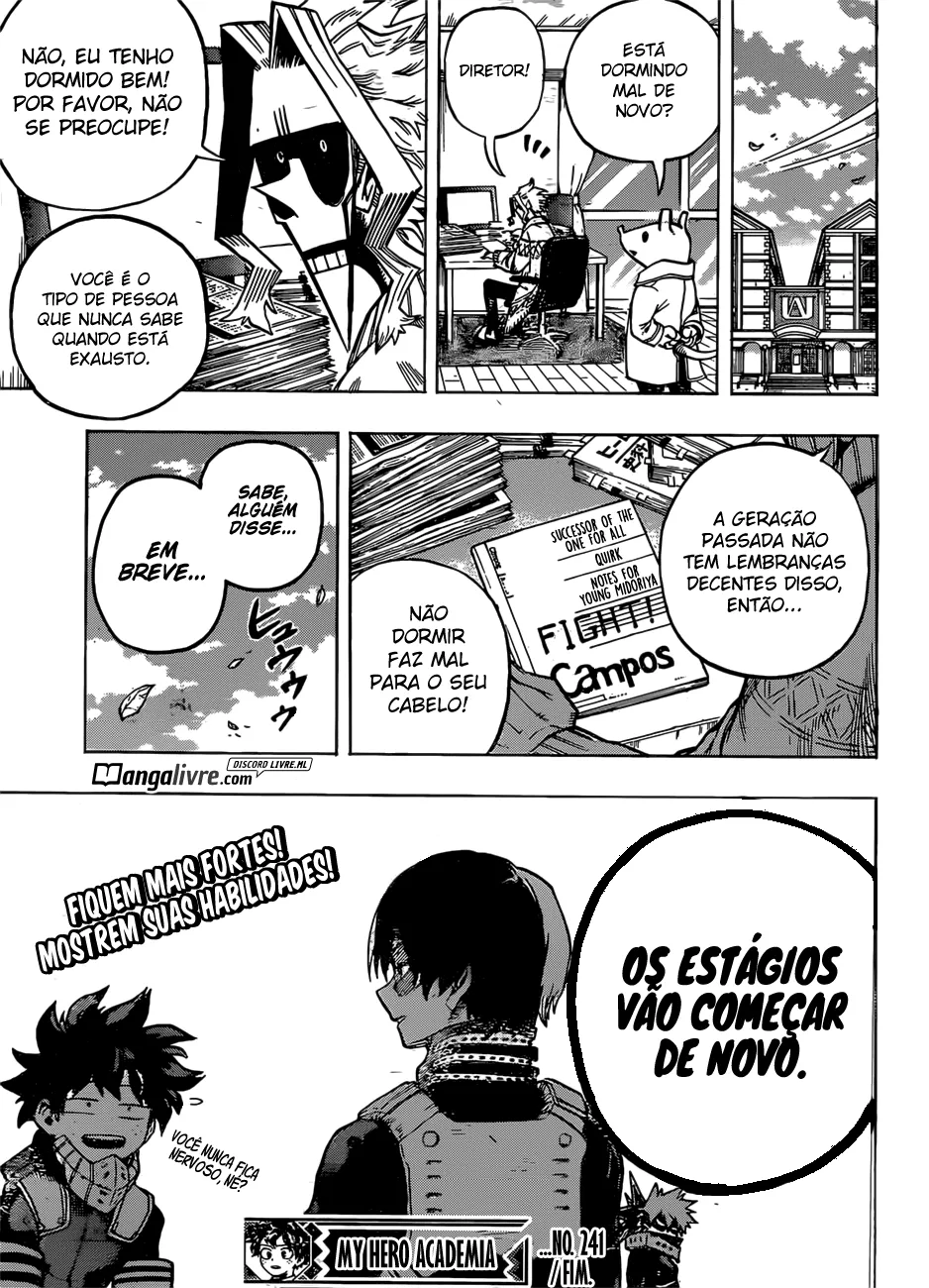 Boku no Hero Academia — Cap. 241, pág. 17