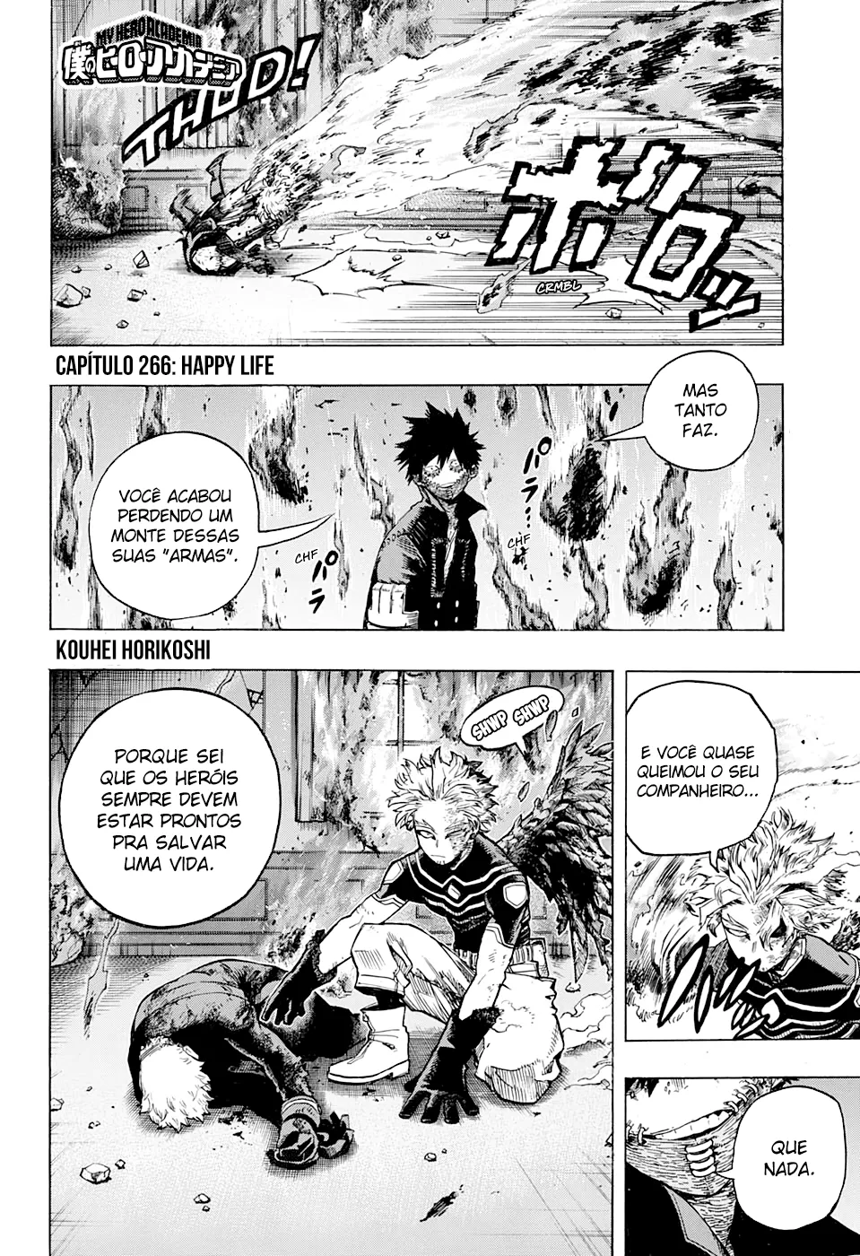 Boku no Hero Academia — Cap. 266, pág. 3