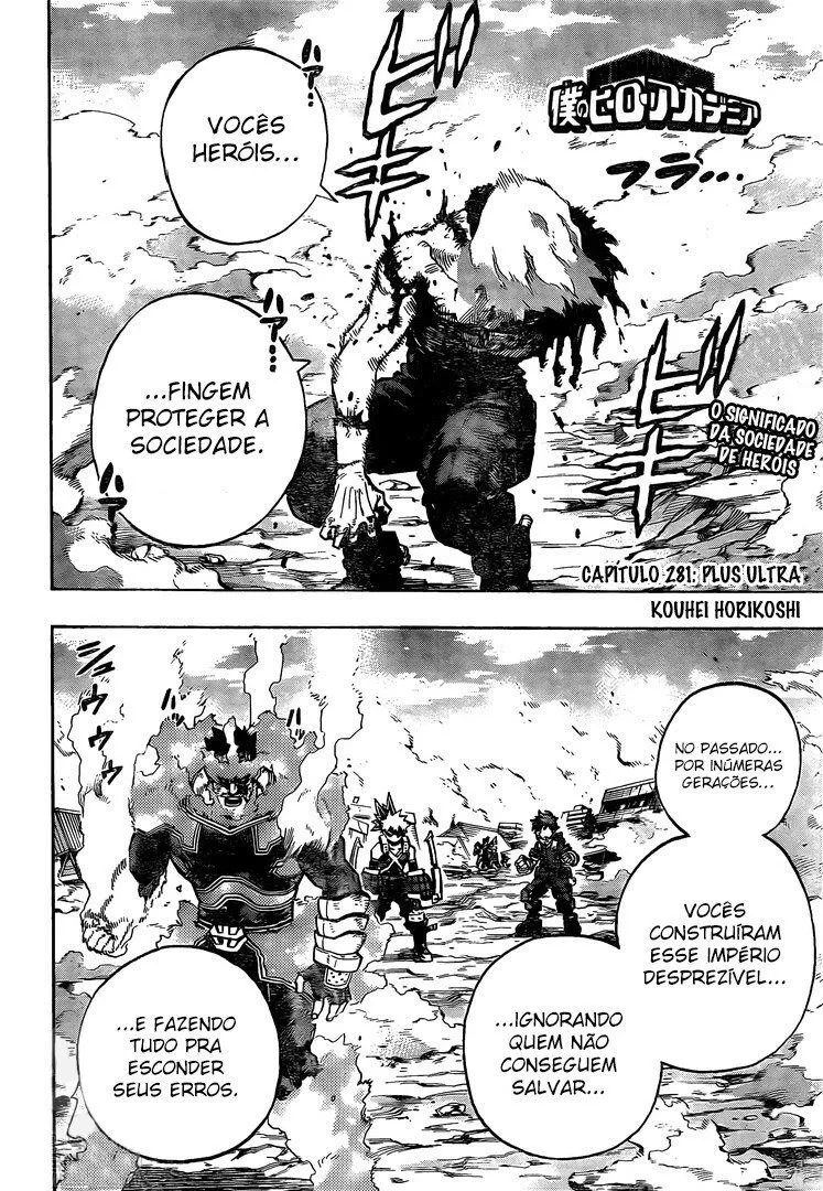 Boku no Hero Academia — Cap. 281, pág. 4