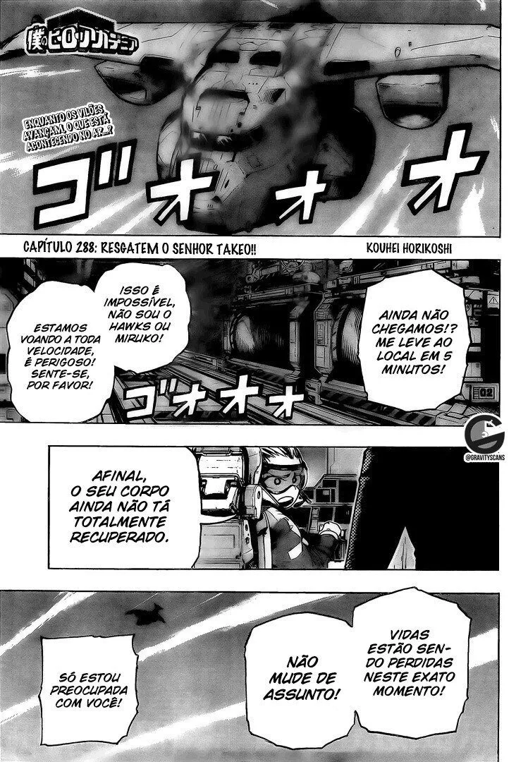 Boku no Hero Academia — Cap. 288, pág. 3