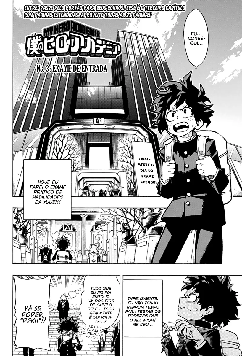 Boku no Hero Academia — Cap. 3, pág. 3