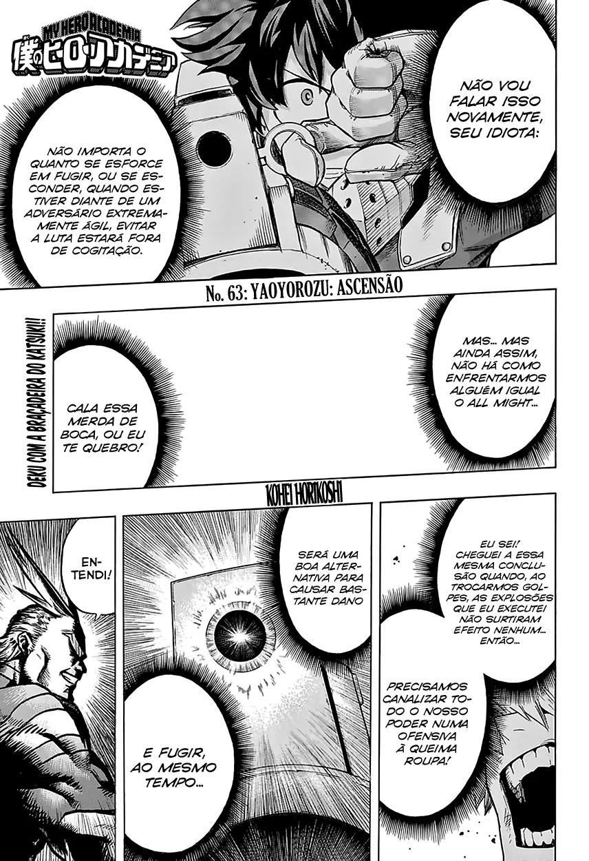 Boku no Hero Academia — Cap. 63, pág. 3