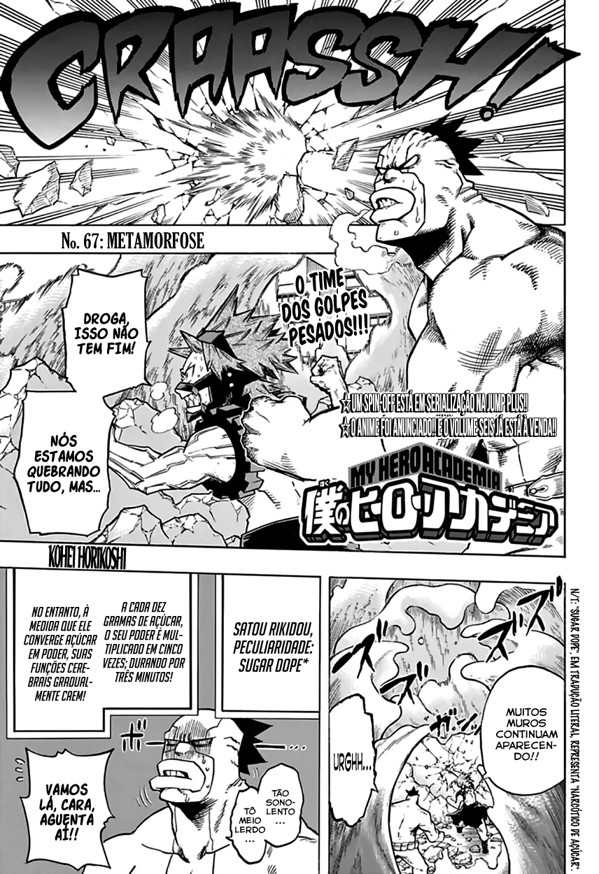 Boku no Hero Academia — Cap. 67, pág. 3