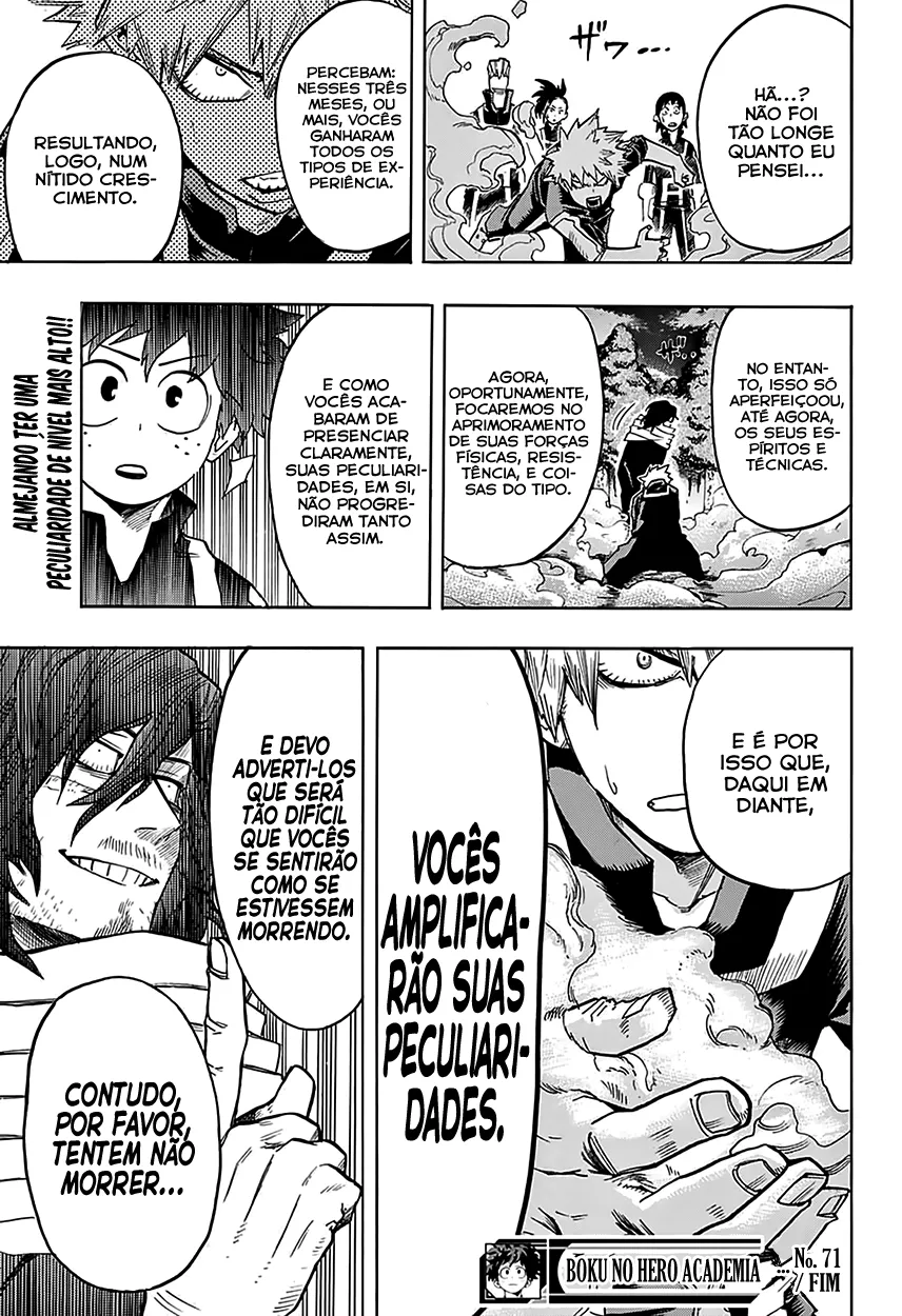 Boku no Hero Academia — Cap. 71, pág. 18