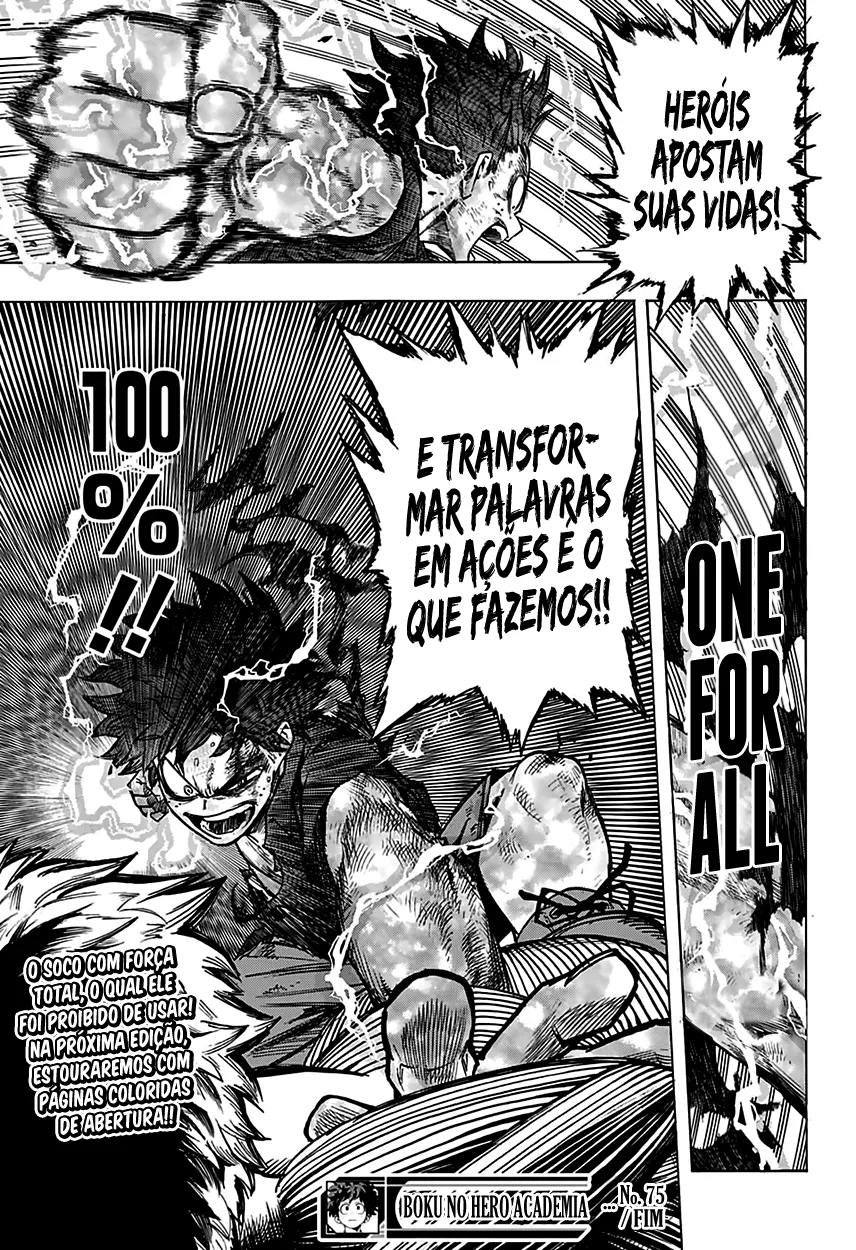 Boku no Hero Academia — Cap. 75, pág. 20