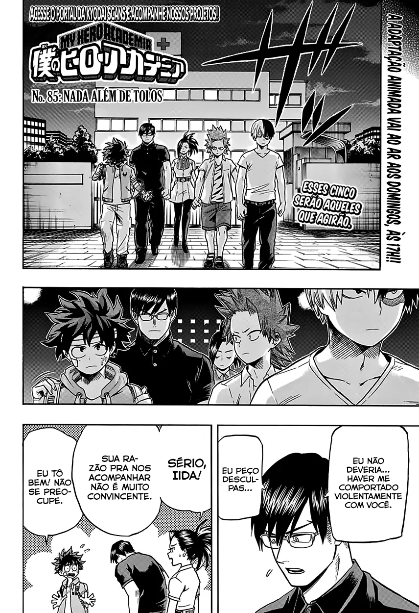 Boku no Hero Academia — Cap. 85, pág. 3