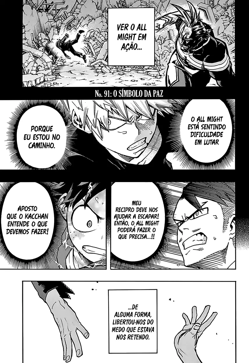 Boku no Hero Academia — Cap. 91, pág. 4