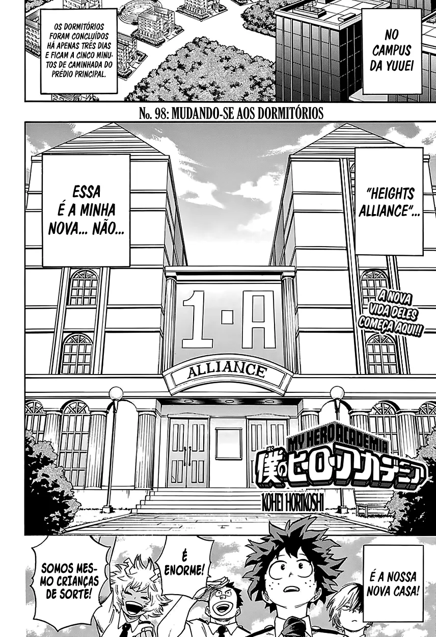 Boku no Hero Academia — Cap. 98, pág. 3