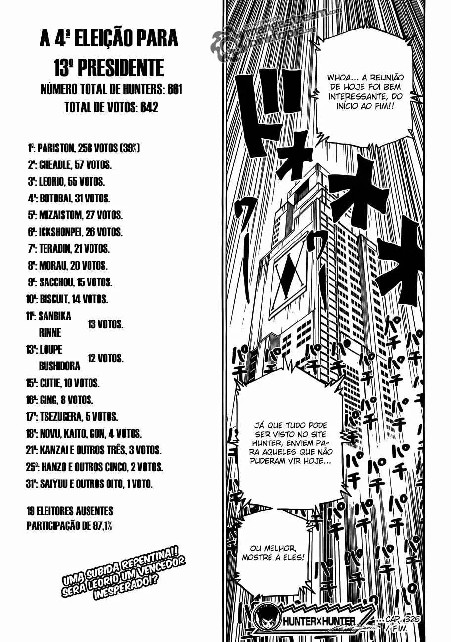 HUNTER x HUNTER — Cap. 325, pág. 17