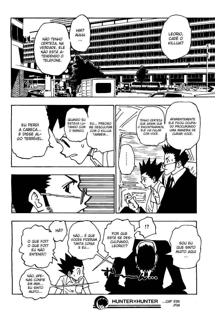 HUNTER x HUNTER — Cap. 335, pág. 18