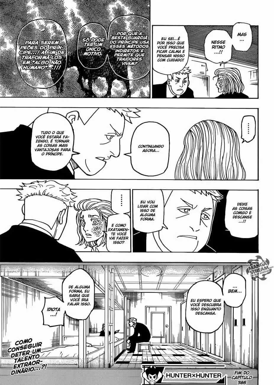 HUNTER x HUNTER — Cap. 385, pág. 19