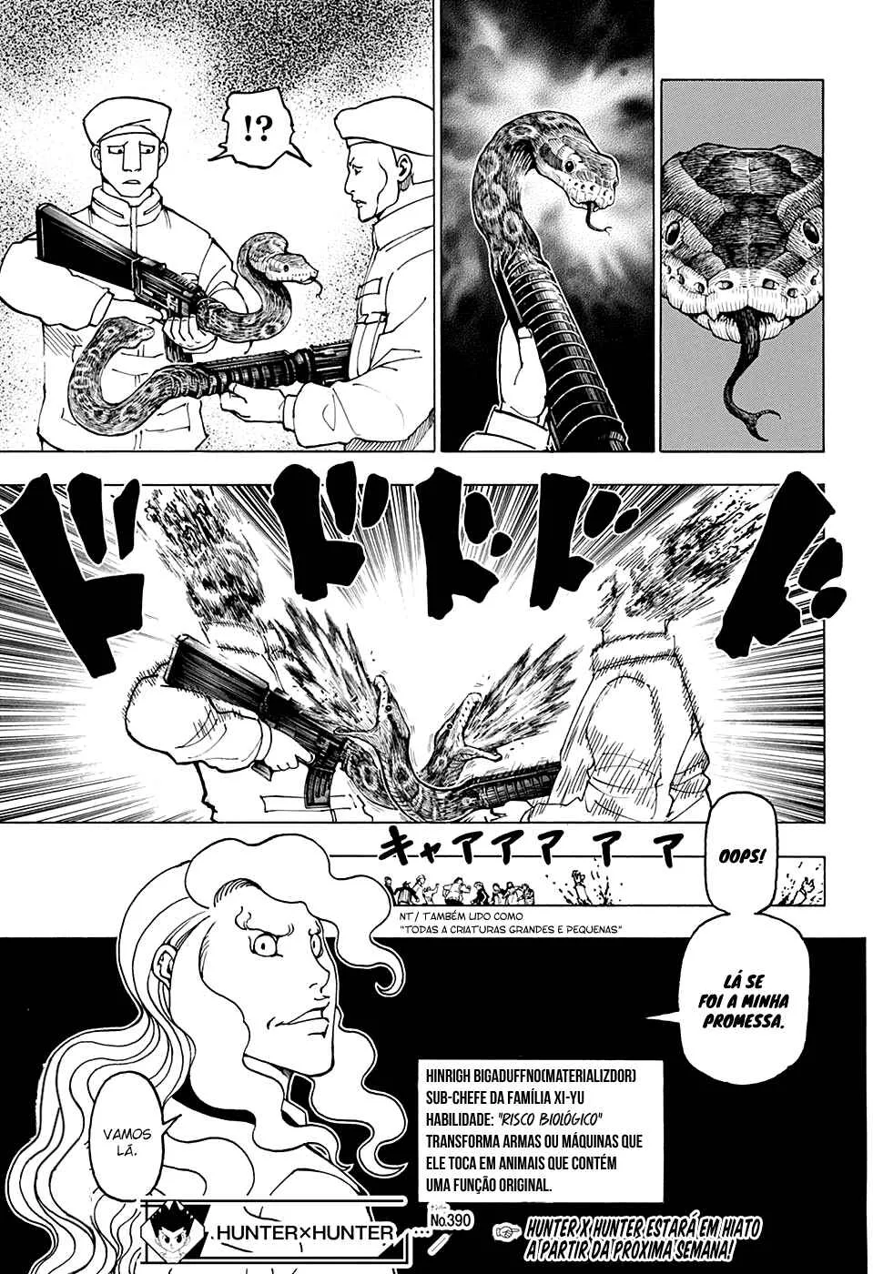 HUNTER x HUNTER — Cap. 390, pág. 20