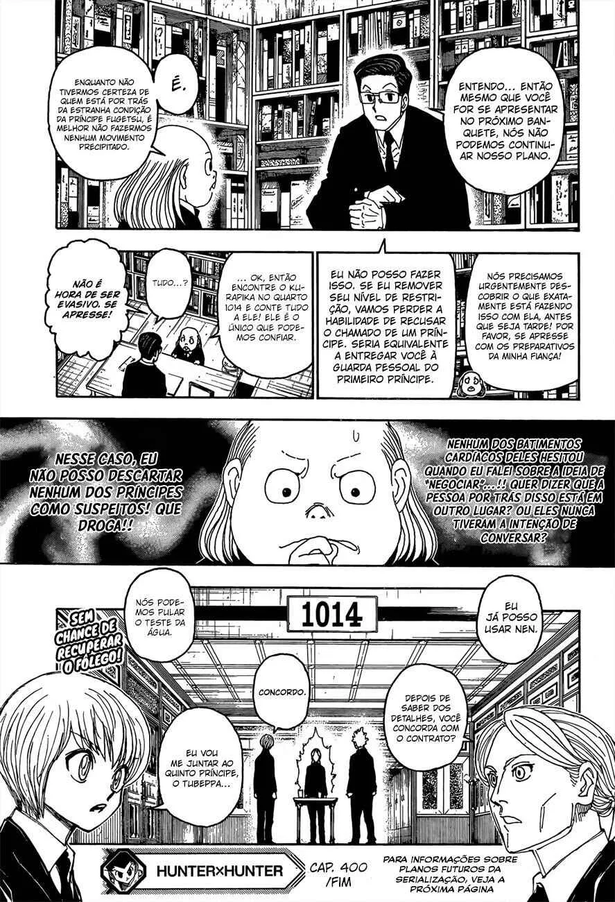 HUNTER x HUNTER — Cap. 400, pág. 21