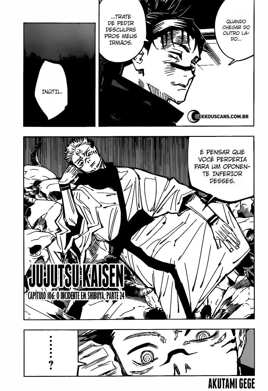Jujutsu Kaisen — Cap. 106, pág. 3