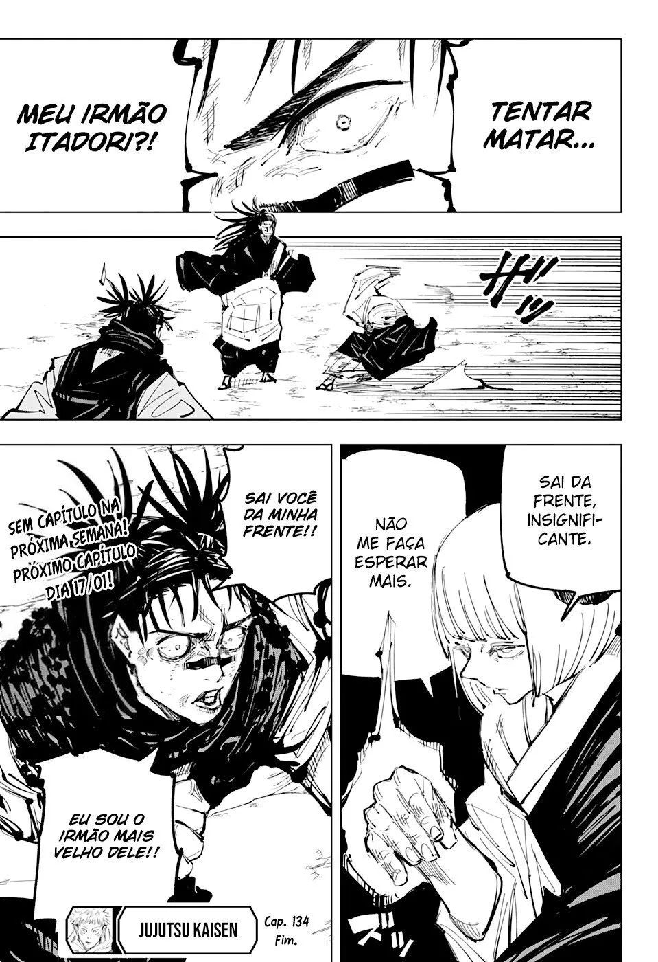 Jujutsu Kaisen — Cap. 134, pág. 19