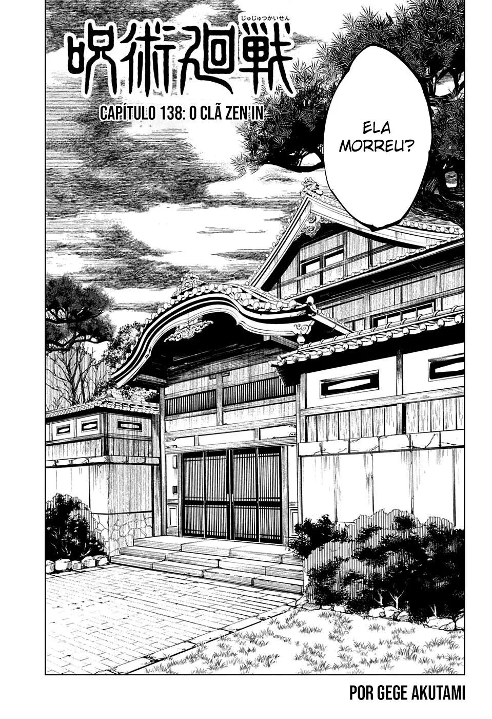 Jujutsu Kaisen — Cap. 138, pág. 3