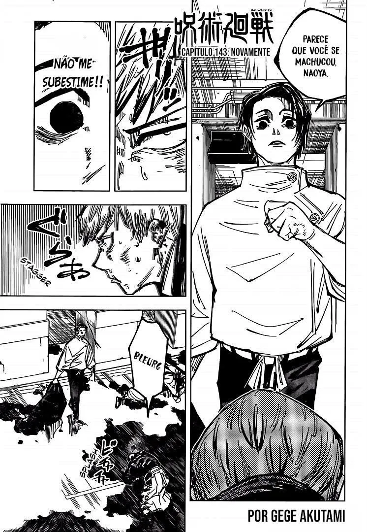Jujutsu Kaisen — Cap. 143, pág. 3