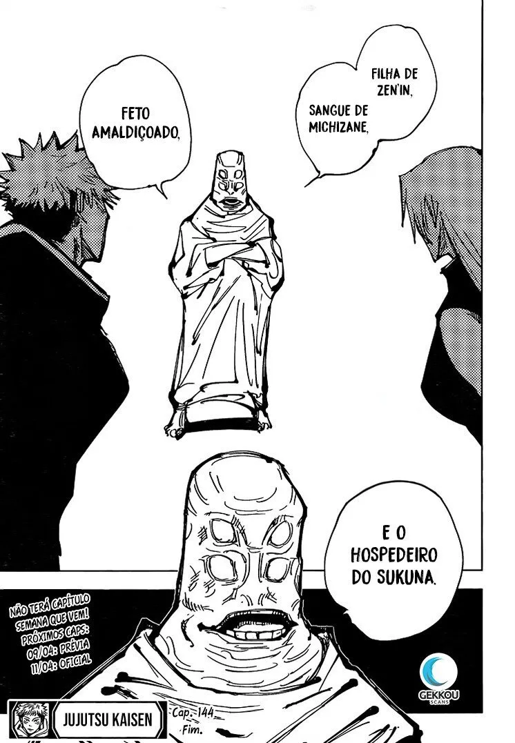 Jujutsu Kaisen — Cap. 144, pág. 20