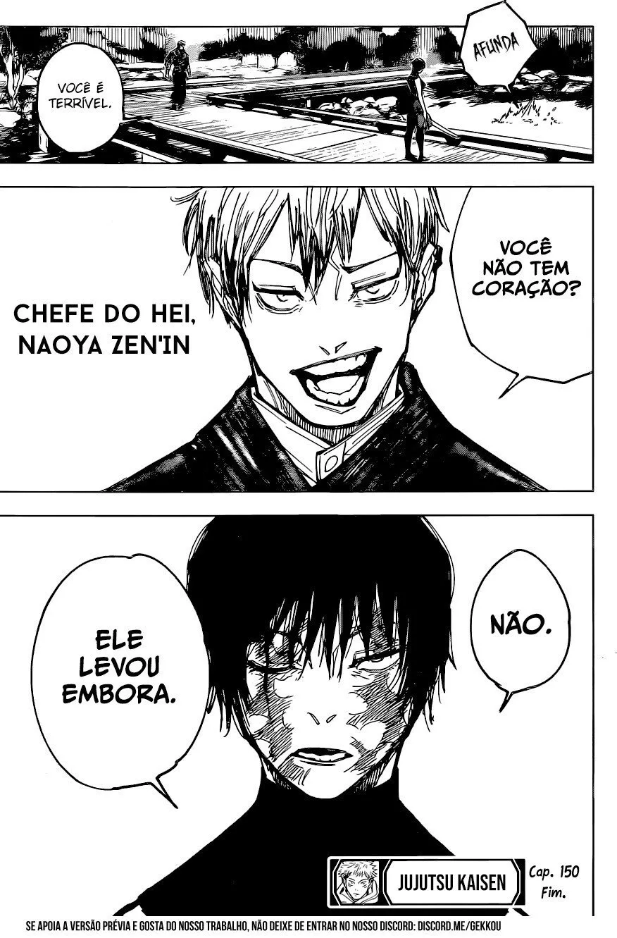 Jujutsu Kaisen — Cap. 150, pág. 22
