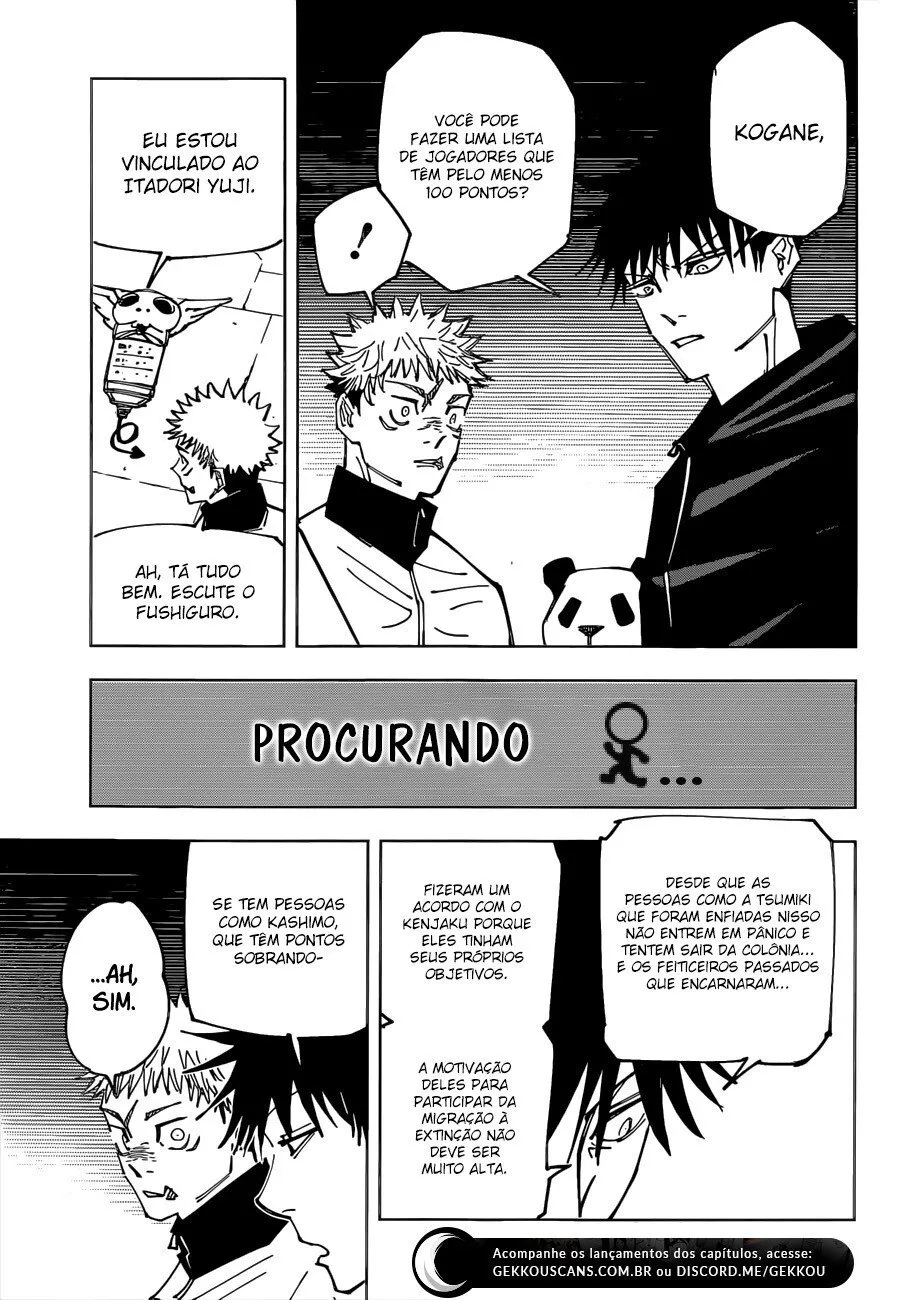 Jujutsu Kaisen — Cap. 158, pág. 17