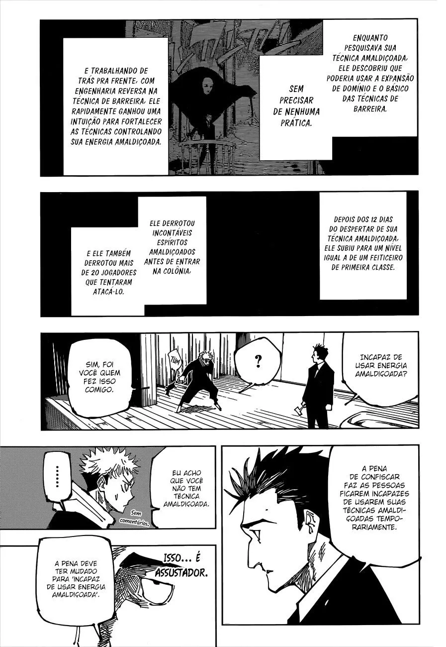 Jujutsu Kaisen — Cap. 165, pág. 7
