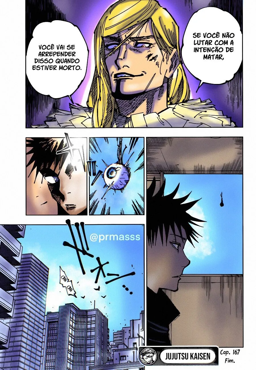 Jujutsu Kaisen — Cap. 167, pág. 23