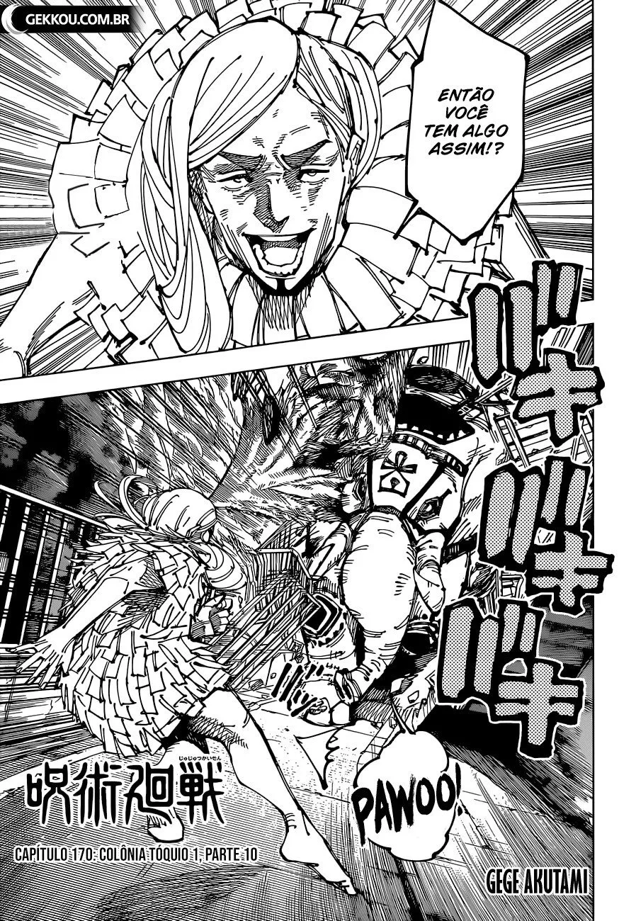 Jujutsu Kaisen — Cap. 170, pág. 3