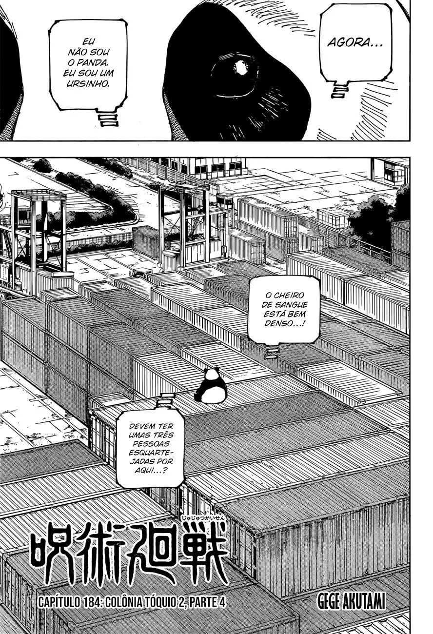 Jujutsu Kaisen — Cap. 184, pág. 3