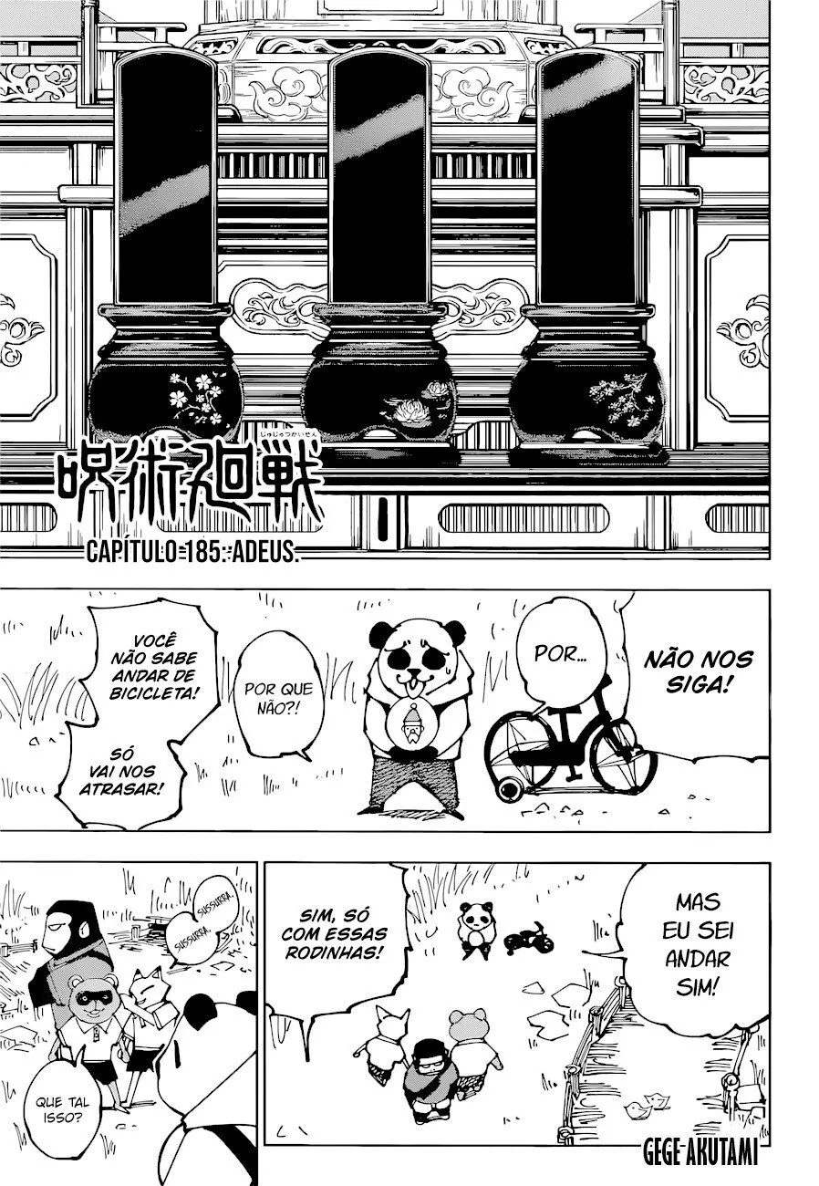 Jujutsu Kaisen — Cap. 185, pág. 5
