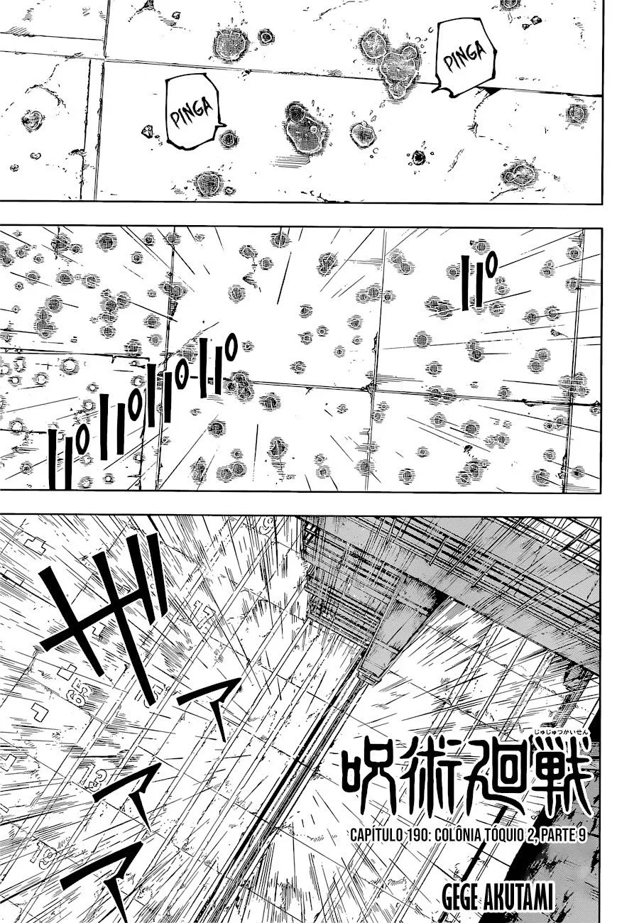 Jujutsu Kaisen — Cap. 190, pág. 3