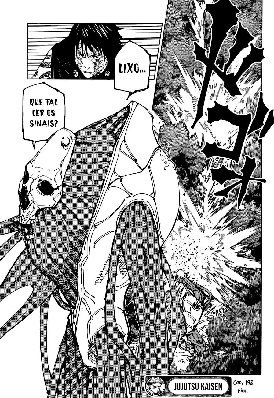 Jujutsu Kaisen — Cap. 192, pág. 18