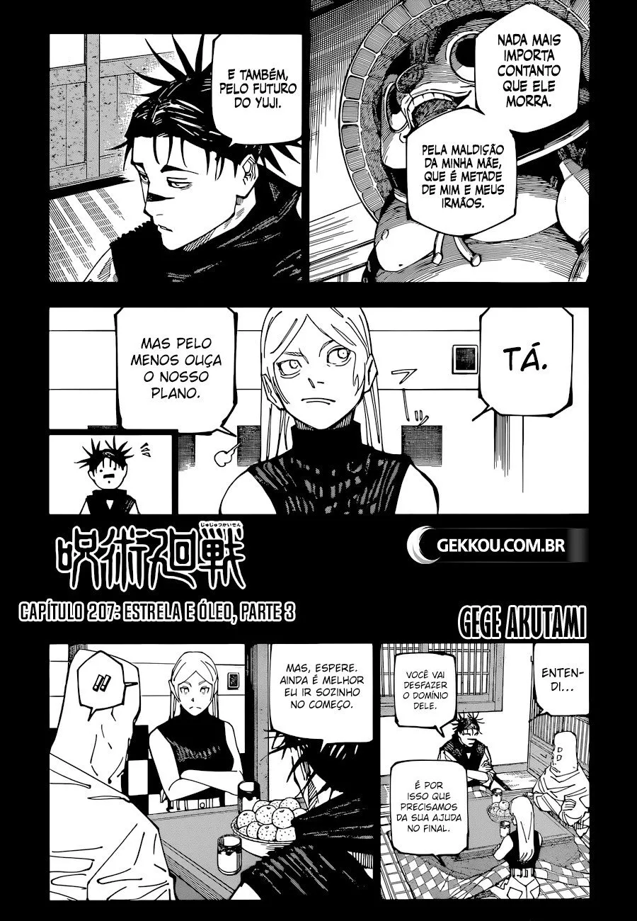 Jujutsu Kaisen — Cap. 207, pág. 3